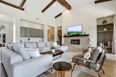 Light and bright for a seamless feeling of indoor/outdoor living!