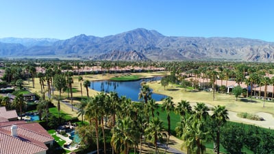 PGA West neighborhood on the 13th fairway of the Nicklaus Tournament Course