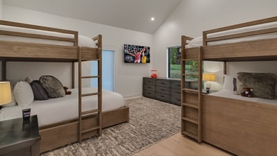 Bunkroom on upper level