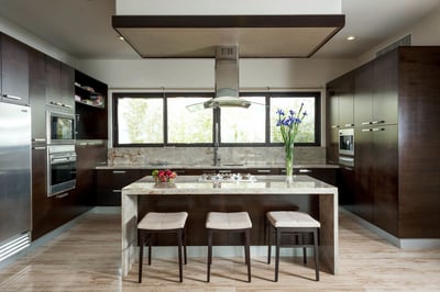 The spectacular gourmet kitchen has all the tools you need to create a 5-star meal for all your gues