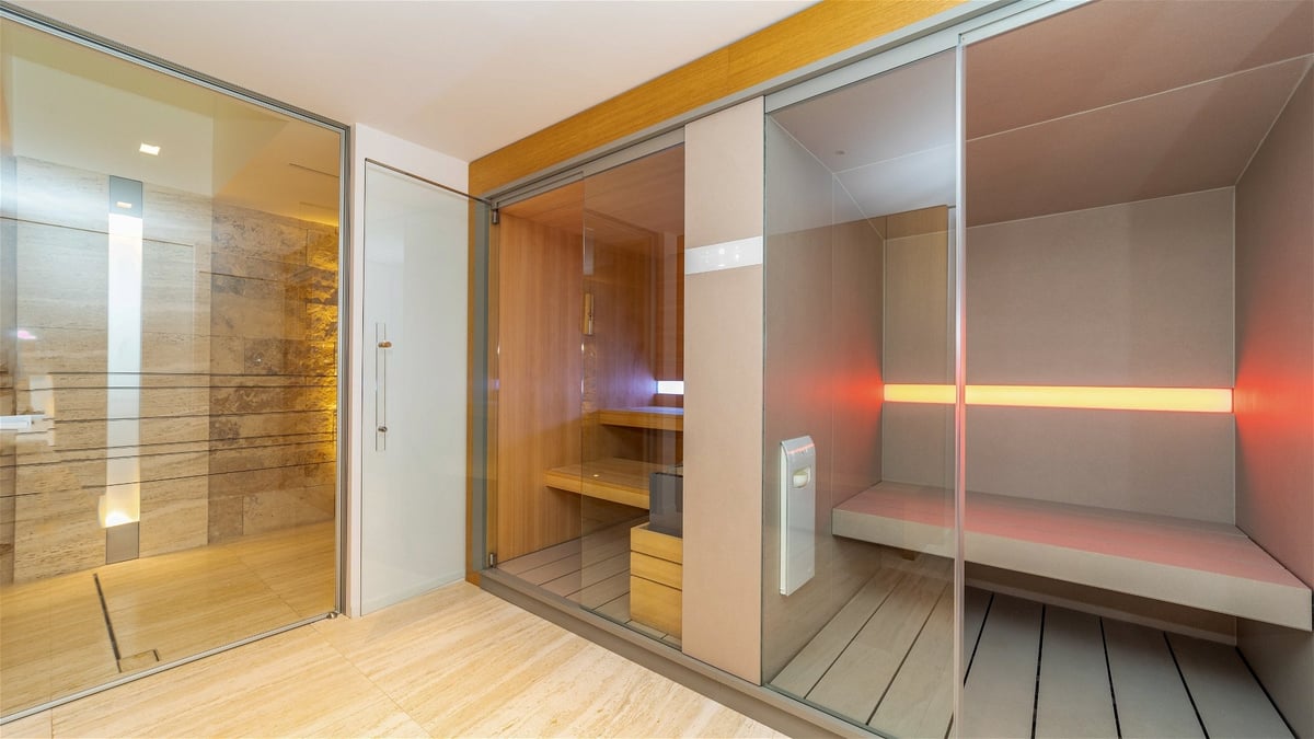Fitness & Sauna & Massage Areas: On the lower level. The Spa features feature a double treatmen - Image 75