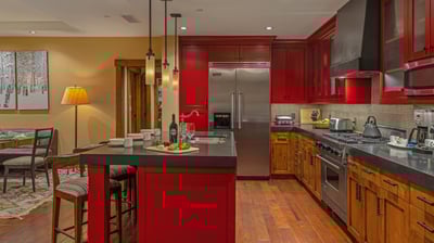 Gourmet kitchen