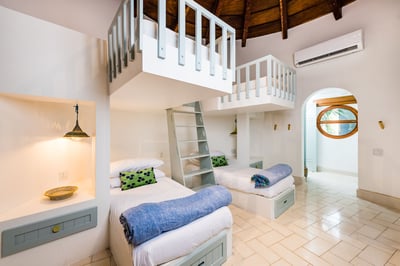 Kids will adore the bunk beds in Bedroom #4!