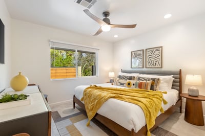 Mica: Guest bedroom six on the first floor with King bed and en suite bathroom