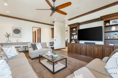 Separate living room outside of bedroom 5