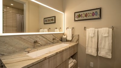 Bunkroom 2 ensuite bath with tub/shower
