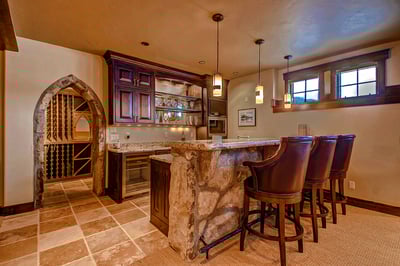 Lower level bar