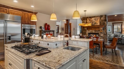 Beautiful gourmet kitchen