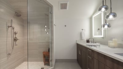 Bedroom 3 & 4 , Upper Level - Shared bath with steam shower