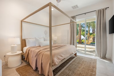 King bed, direct outdoor access and shared Jack n Jill bath