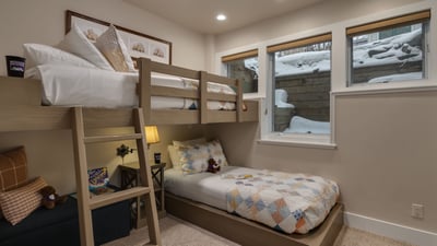 Bunkroom on lower level