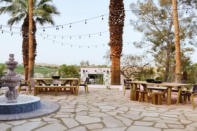 Immerse yourself in the idyllic desert landscape in one of the sprawling outdoor entertaining areas 
