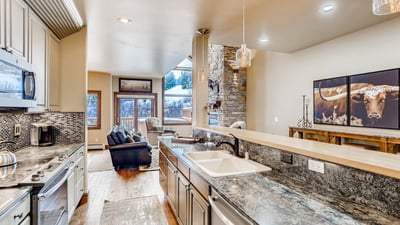 Kitchen open to great room