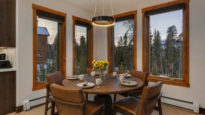 Breakfast nook adjacent to the great room