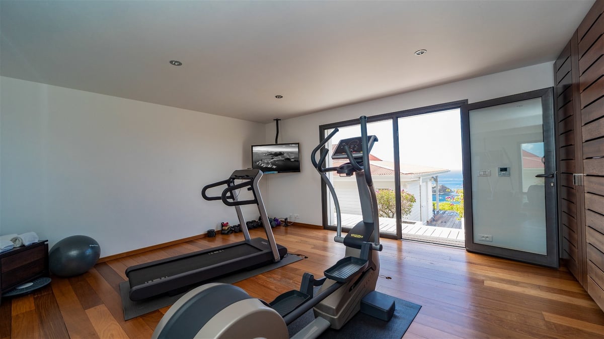 Fitness Room: On the lower level. Fully equiped fitness room, air conditioning, HD-TV, Dish Network, - Image 86