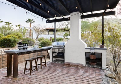 Custom Built BBQ right off the kitchen for easy access to whipping up your favorite meal!