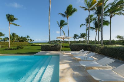 Corales 50 - Golf front villa with ocean view with full staff