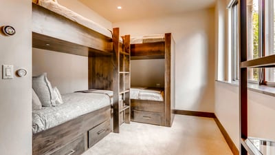 Bunkroom on lower level