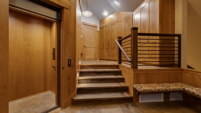 Second Entryway and Elevator