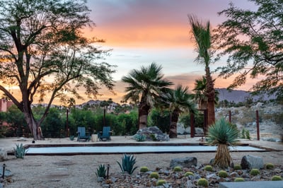 Bocce ball court for a little friendly competition! This is by far our favorite game for all ages to