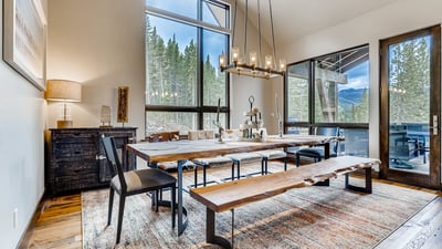 Dining area with seating for 10
