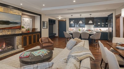 Great Room and entry area