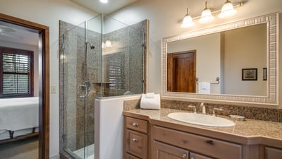 King suite on main level ensuite