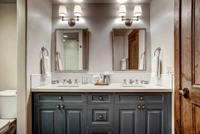 Apartment level bathroom