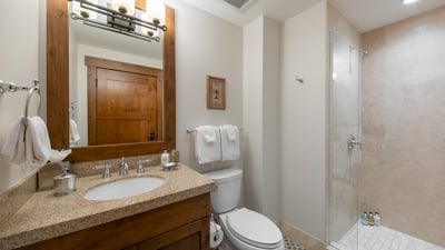 Hallway bathroom