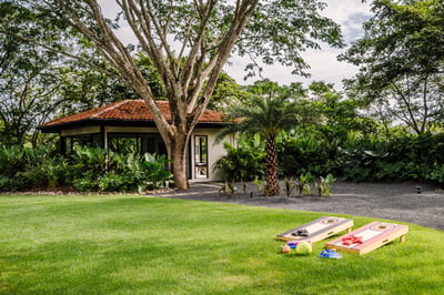 Main House Outdoor Area and Gym Area