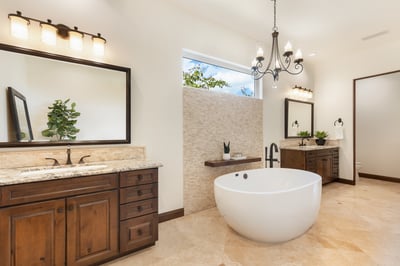 Double vanities provide tons of space to get ready for your day