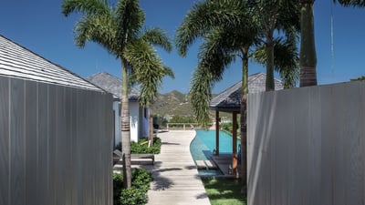 Outdoors: Multiple-level property. Private parking at the entrance. 