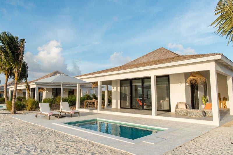 Beachfront Bungalow with Private Pool