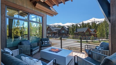 The deck offers more beautiful views and an ideal space to relax and catch up with loved ones