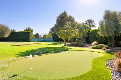 Grab your friend for a round on the putting green
