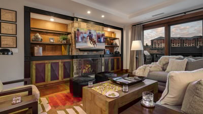 Living Room with Fireplace
