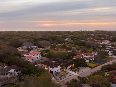 Villa Tramontana at sunset