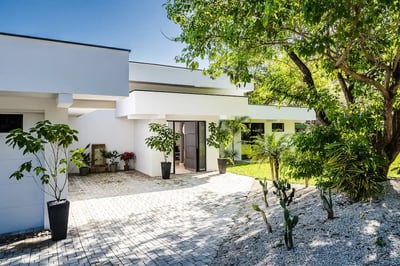 Entrance of Villa Lux