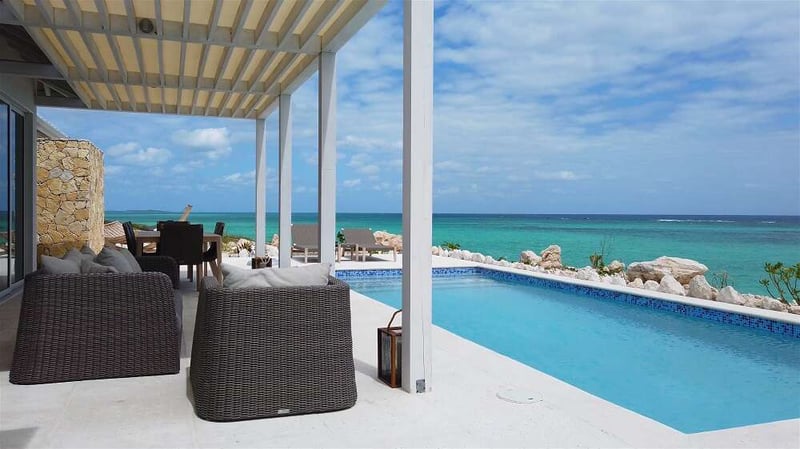 Three Bedroom Oceanfront Coral Villa