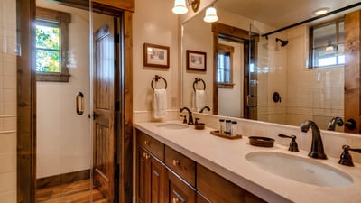 King suite on main level ensuite