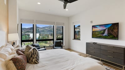 Primary suite with TV