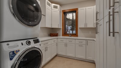 Laundry room on main level