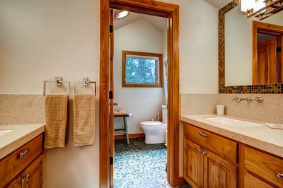Upper level twin rooms shared bath