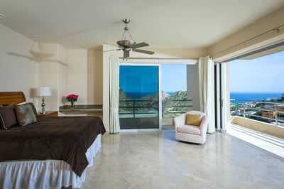 Plush pillows and soft linens will give you the best night's sleep when you stay in Villa del Mar