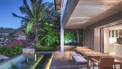 By Night: Modern and chic outdoor lightings.