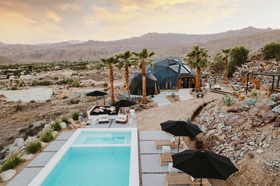 Immerse yourself in the remote desert landscape with the peace of mind knowing that downtown Palm De