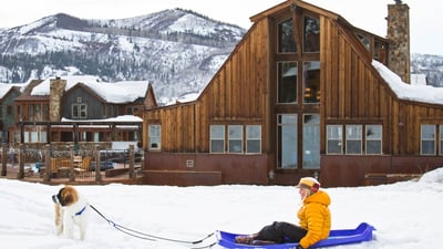 Community Amenities: The Porches, Barn, Winter