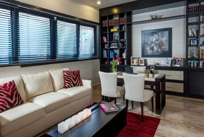 Villa Renata also has a beautiful modern office!