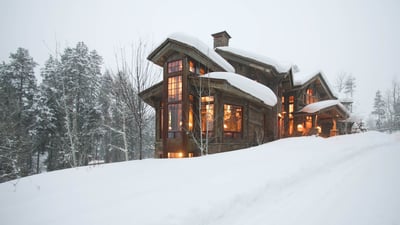 Front of Gold Mine Lodge