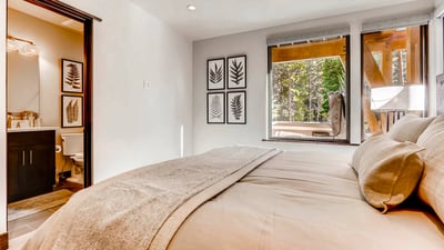 King Suite on lower level with ensuite